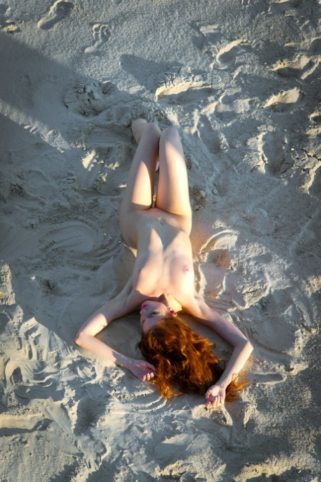 curly red hair girl art nude archive